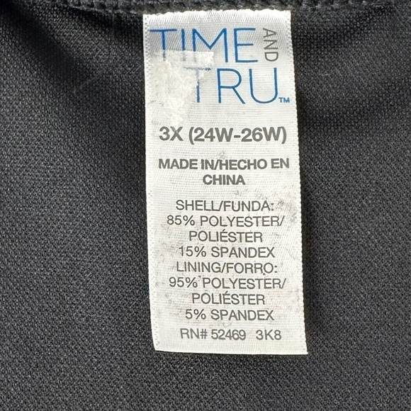 Black Full Coverage Mid Rise Ruched Side Tie Swim Bottoms Size 3X (24W/26W) - Picture 8 of 10